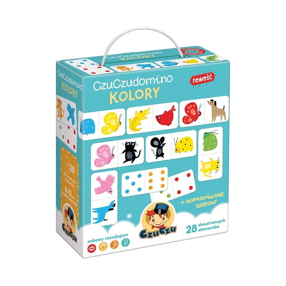 CzuCzu Domino Kolory gra edukacyjna układanka dla dzieci