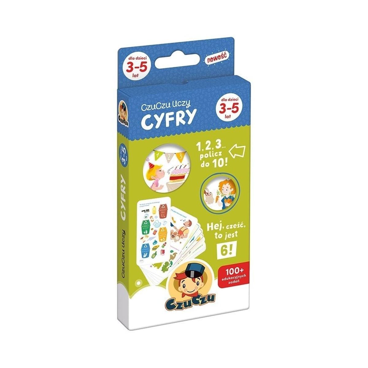 CzuCzu Książeczka edukacyjna Cyfry dla dzieci 3-5 lat