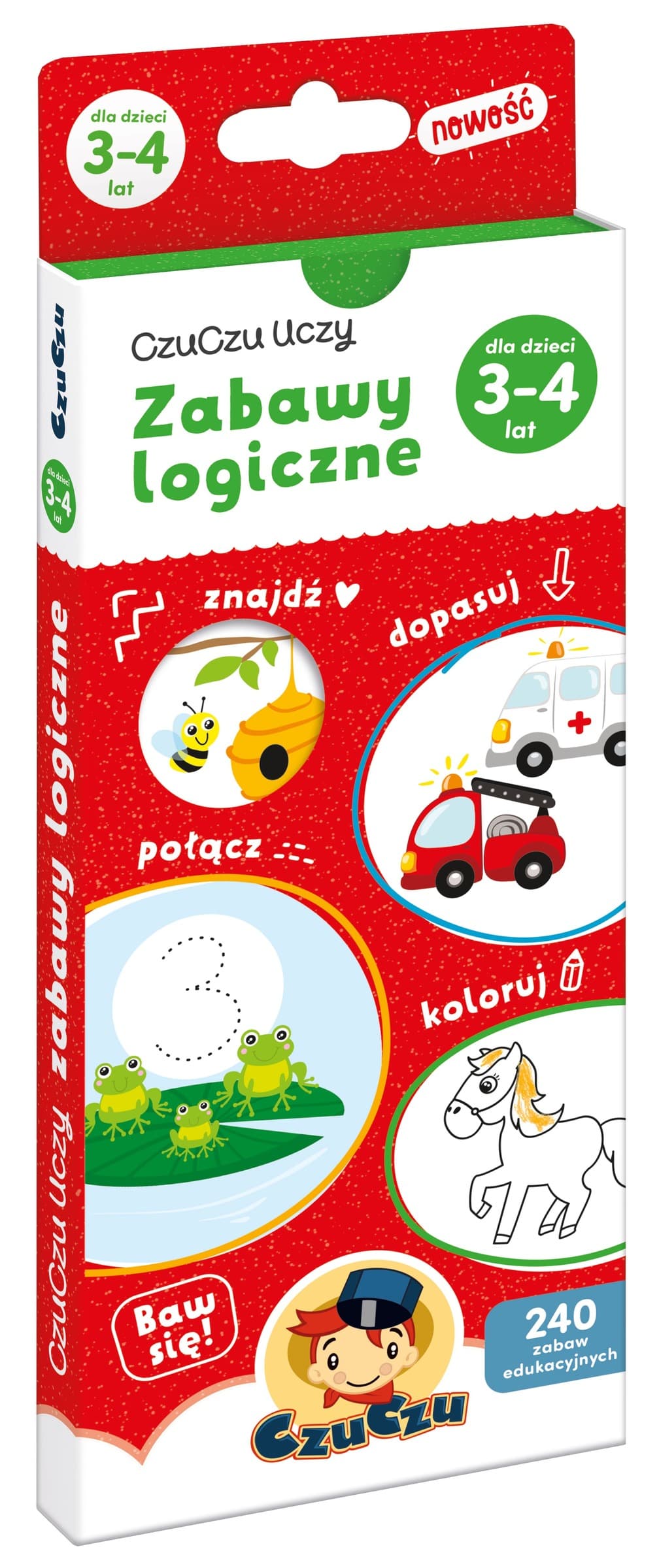 CzuCzu Zabawy logiczne Uczy dla dzieci 3-4 lata