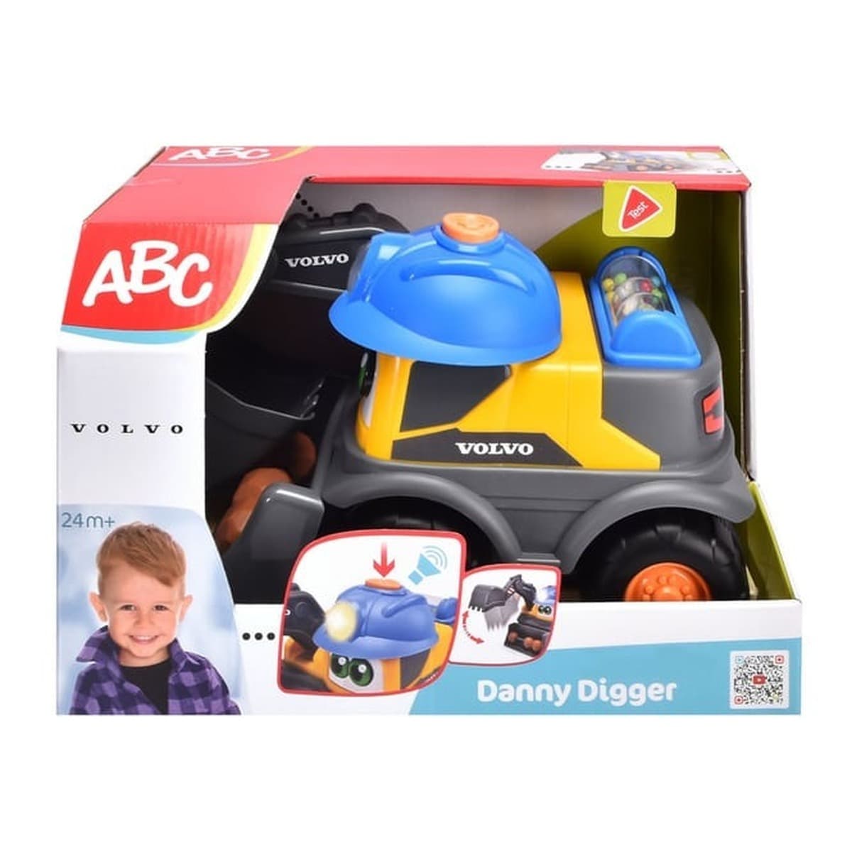 Danny Diger Abc Pojazd z grzechotką 26 cm