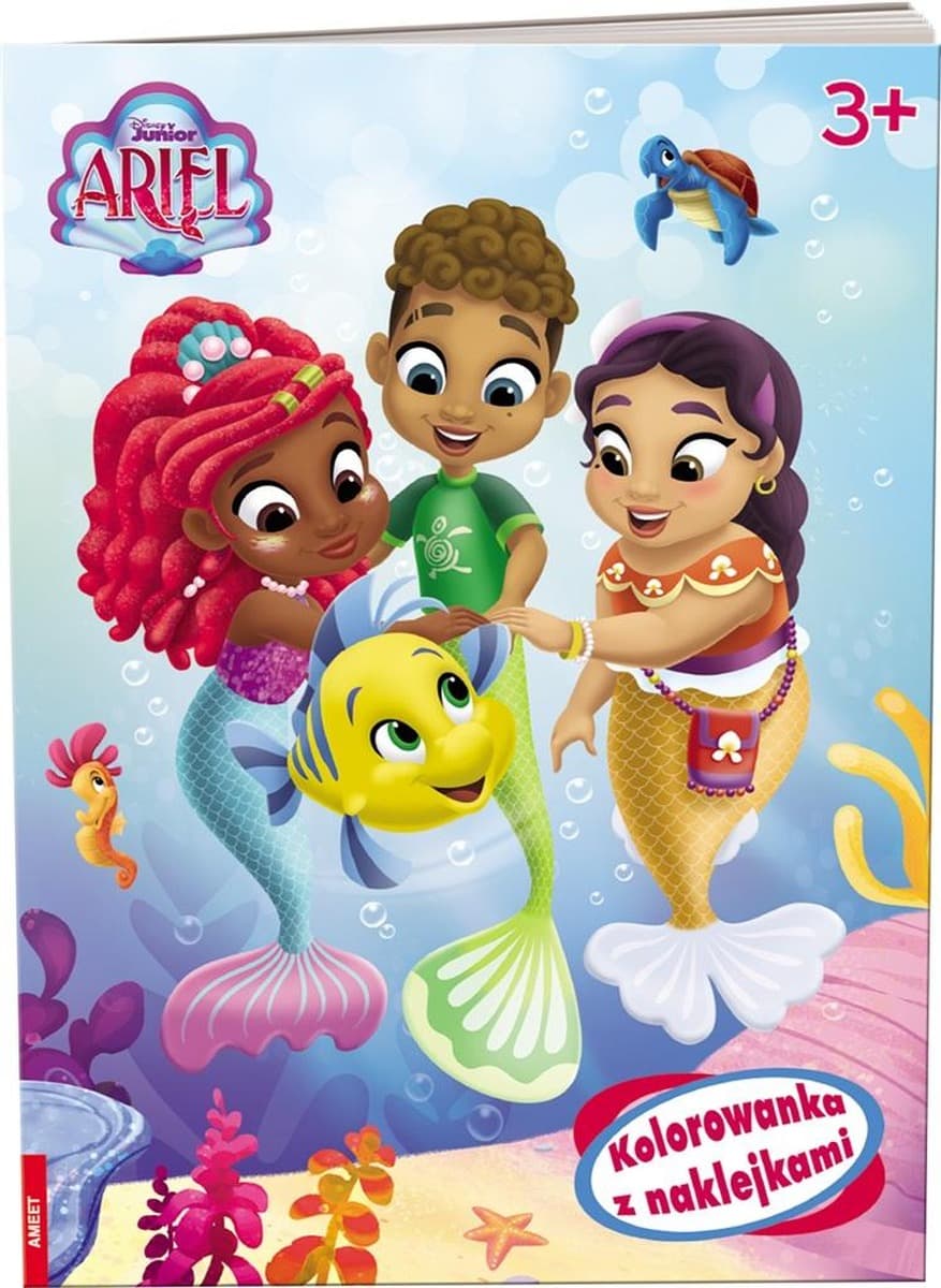 Disney Ariel Kolorowanka z naklejkami Ameet 16 stron
