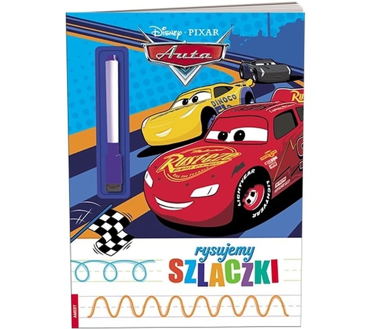 Disney Auta Rysujemy szlaczki KSS-9116