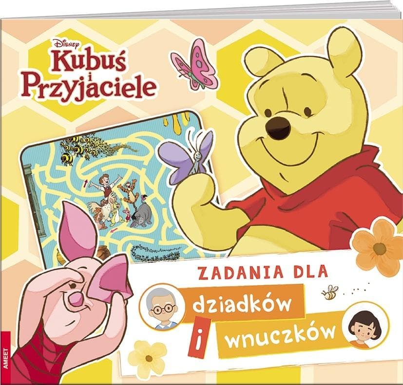 Kubuś i przyjaciele. Zadania dla dziadków - książka z łamigłówkami 48 stron