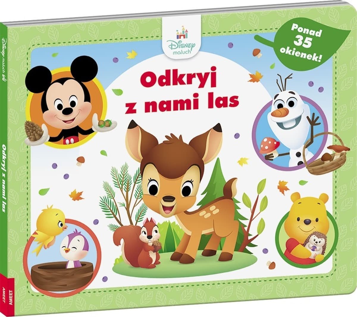 Disney Maluch Odkryj z Nami Las - Książka z Okienkami