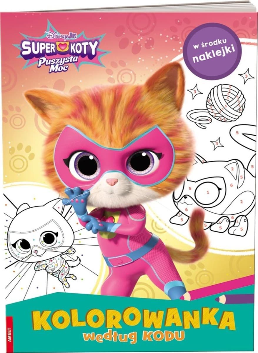 Disney Superkoty Kolorowanka Według Kod KKO-9107