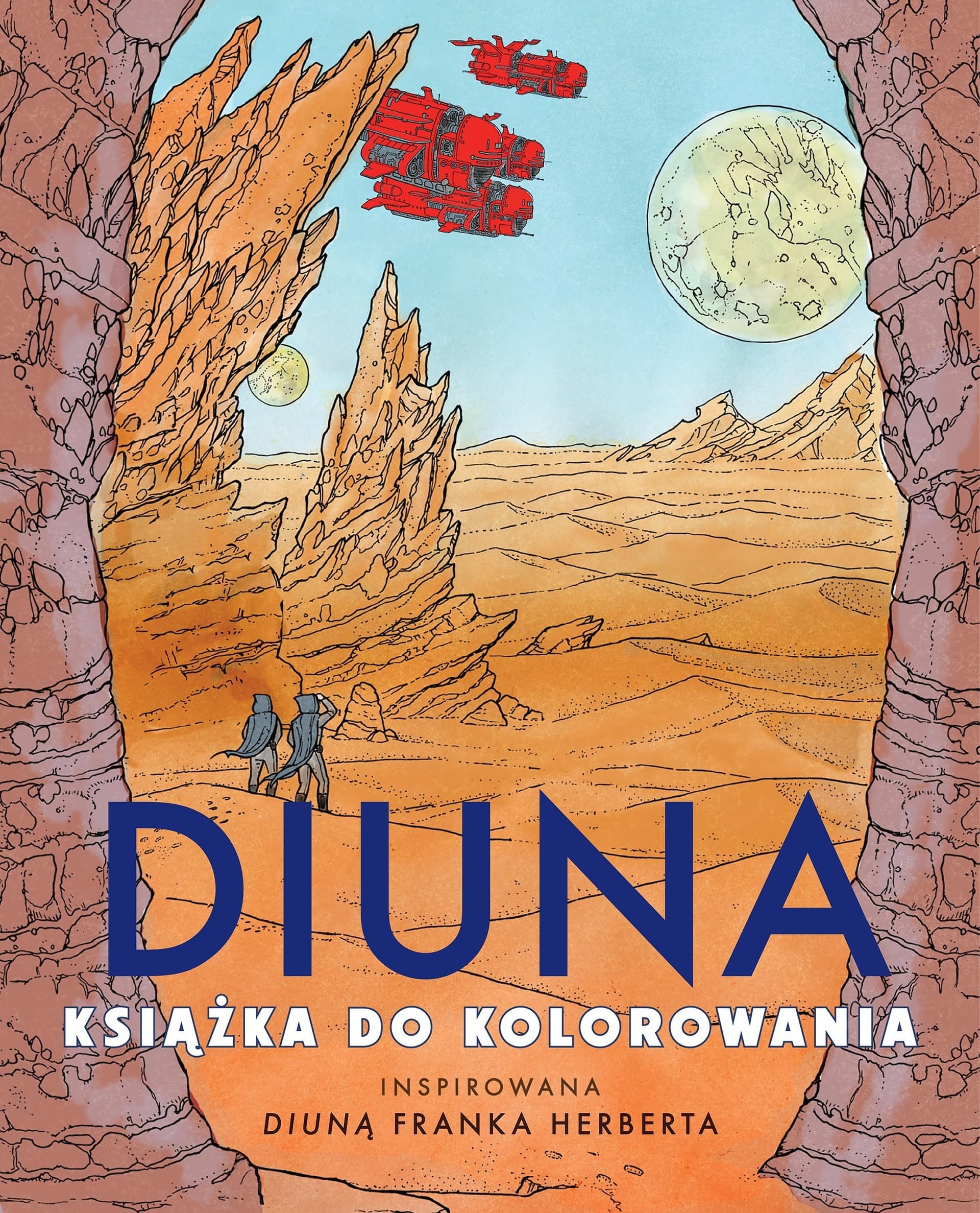 Diuna. Książka do kolorowania z ilustracjami Tomislava Tomicia