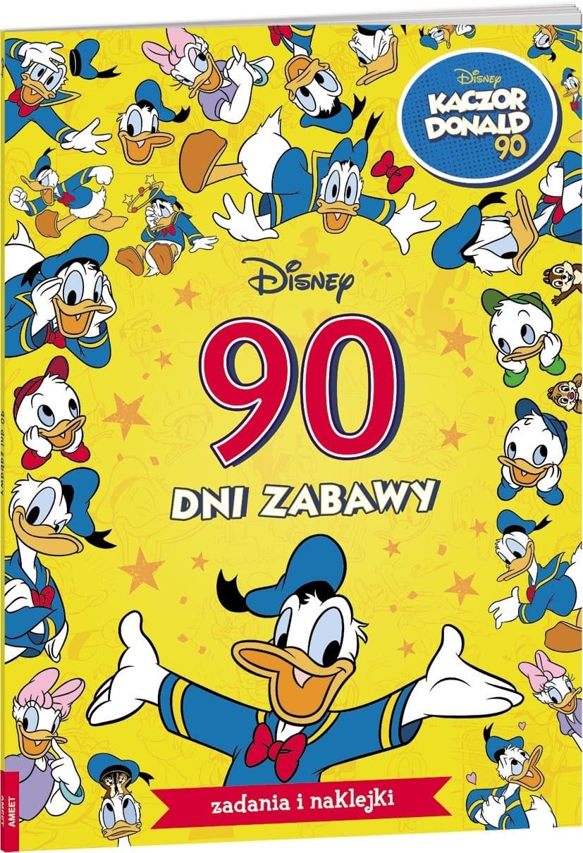 Donald: 90 dni zabawy z naklejkami - Książka