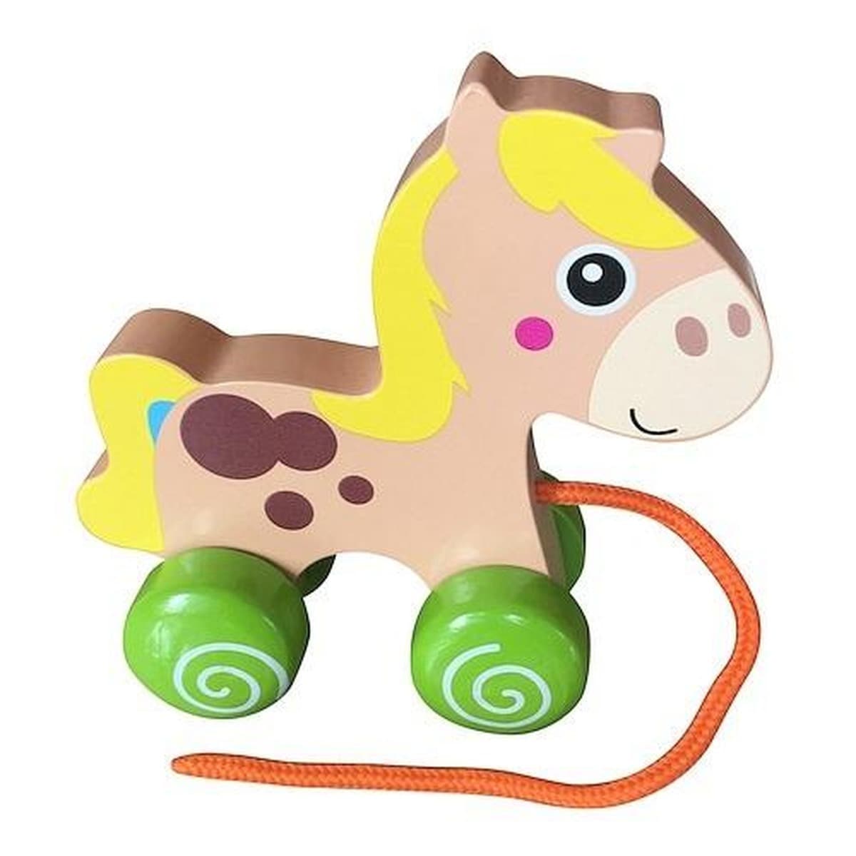 Drewniany Konik do Ciągnięcia Smily Play