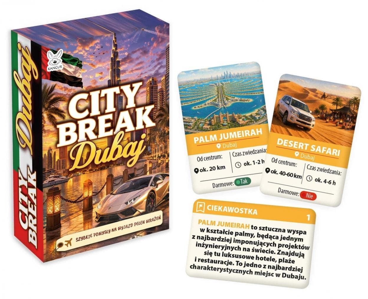 Dubaj - City Break Mini Przewodnik 49x71 mm