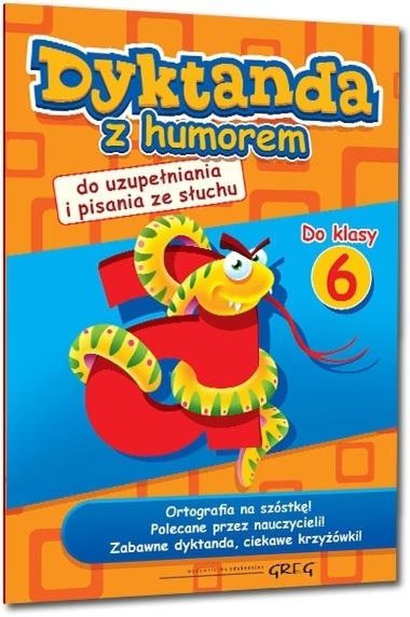 Dyktanda z humorem dla klasy 6 szkoły podstawowej