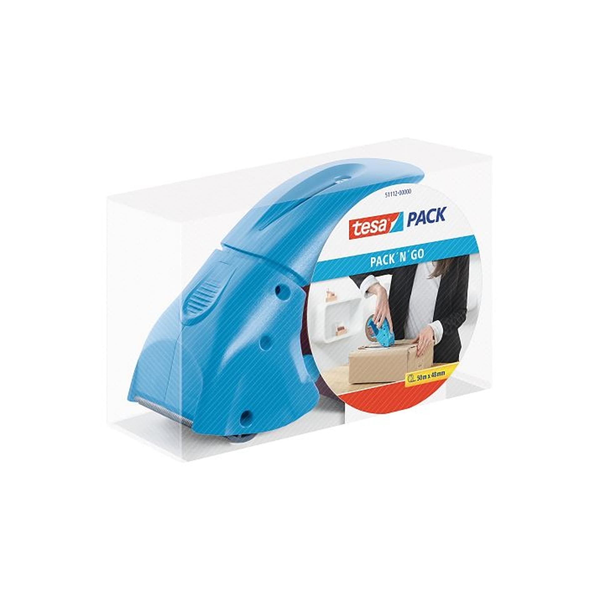 Dyspenser Tesa Pack'n'Go niebieski