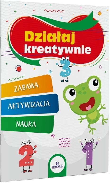 Działaj kreatywnie - Książka z zadaniami twórczymi 56 stron