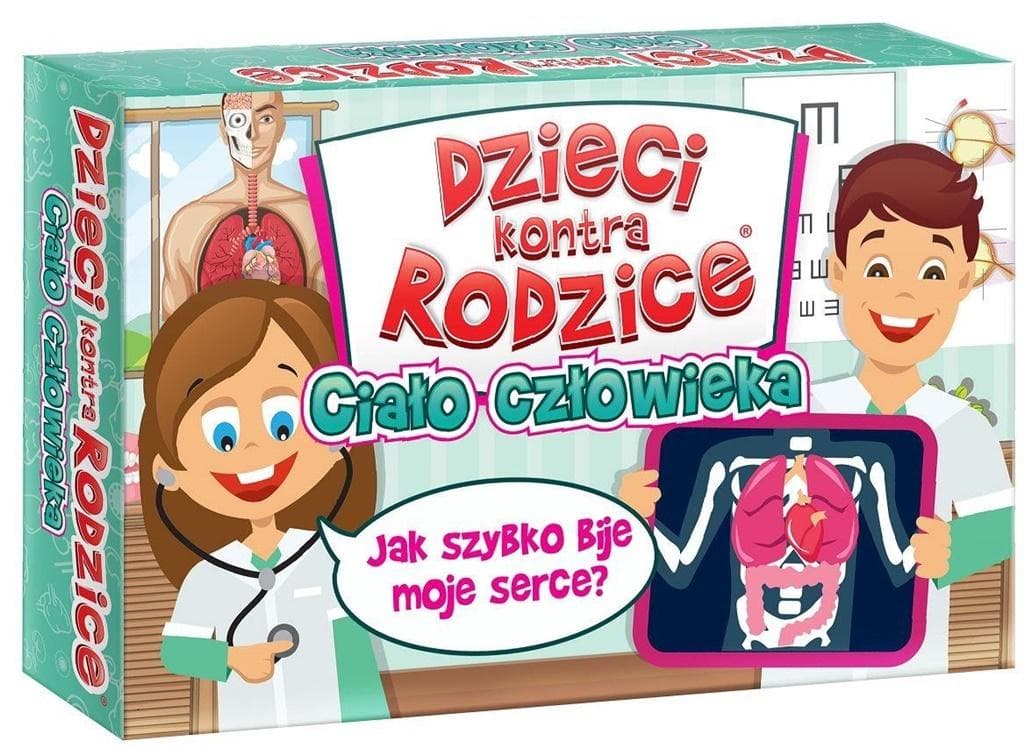 Gra Edukacyjna Ciało Człowieka Dzieci kontra Rodzice Kangur