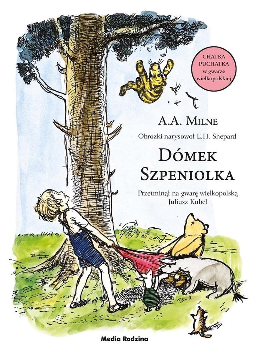 Dziecięca książka Dómek Szpeniolka w gwarze wielkopolskiej