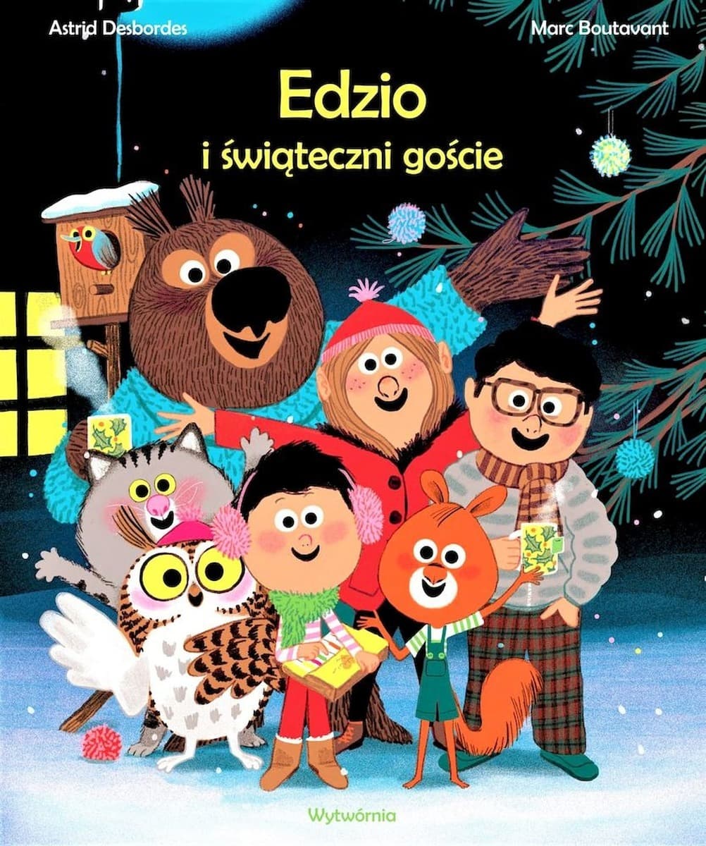 Edzio i świąteczni goście - książka dla dzieci z twardą oprawą