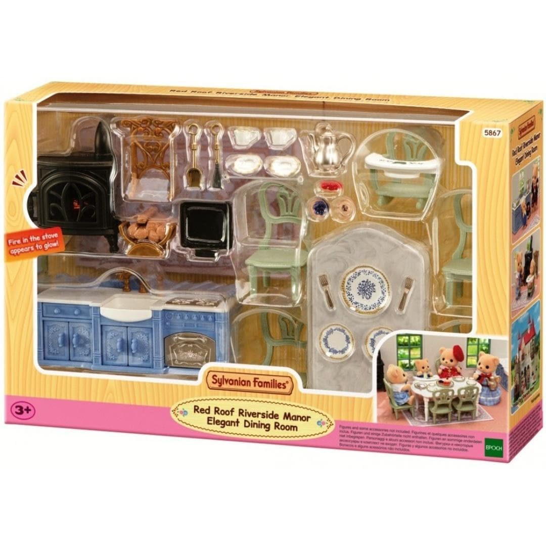 Elegancka Jadalnia Sylvanian Families - zestaw mebli dla lalek