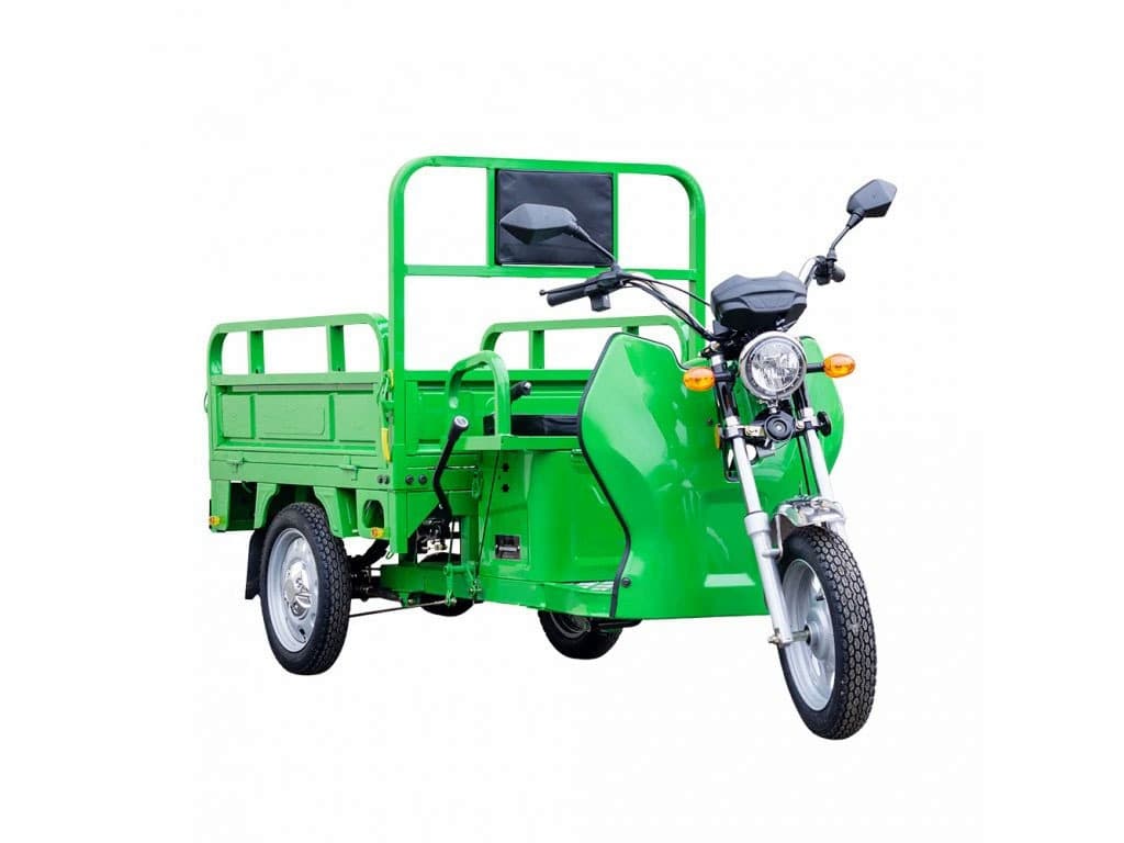 Elektryczny trójkołowiec transportowy Energy Adventure Advento Maxi, bateria 35 Ah z ładowarką, zielony