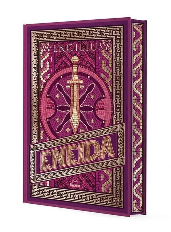 Eneida Publiusz Wergiliusz wydanie z barwionymi brzegami 344 strony
