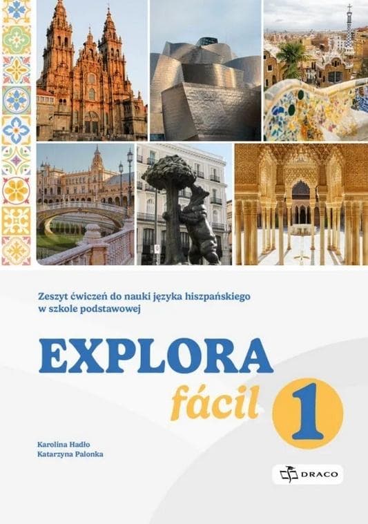 Explora facil 1 zeszyt ćwiczeń do języka hiszpańskiego Draco 86 stron