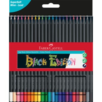 Faber-Castell Kredki ołówkowe Black Edition 24 kolory