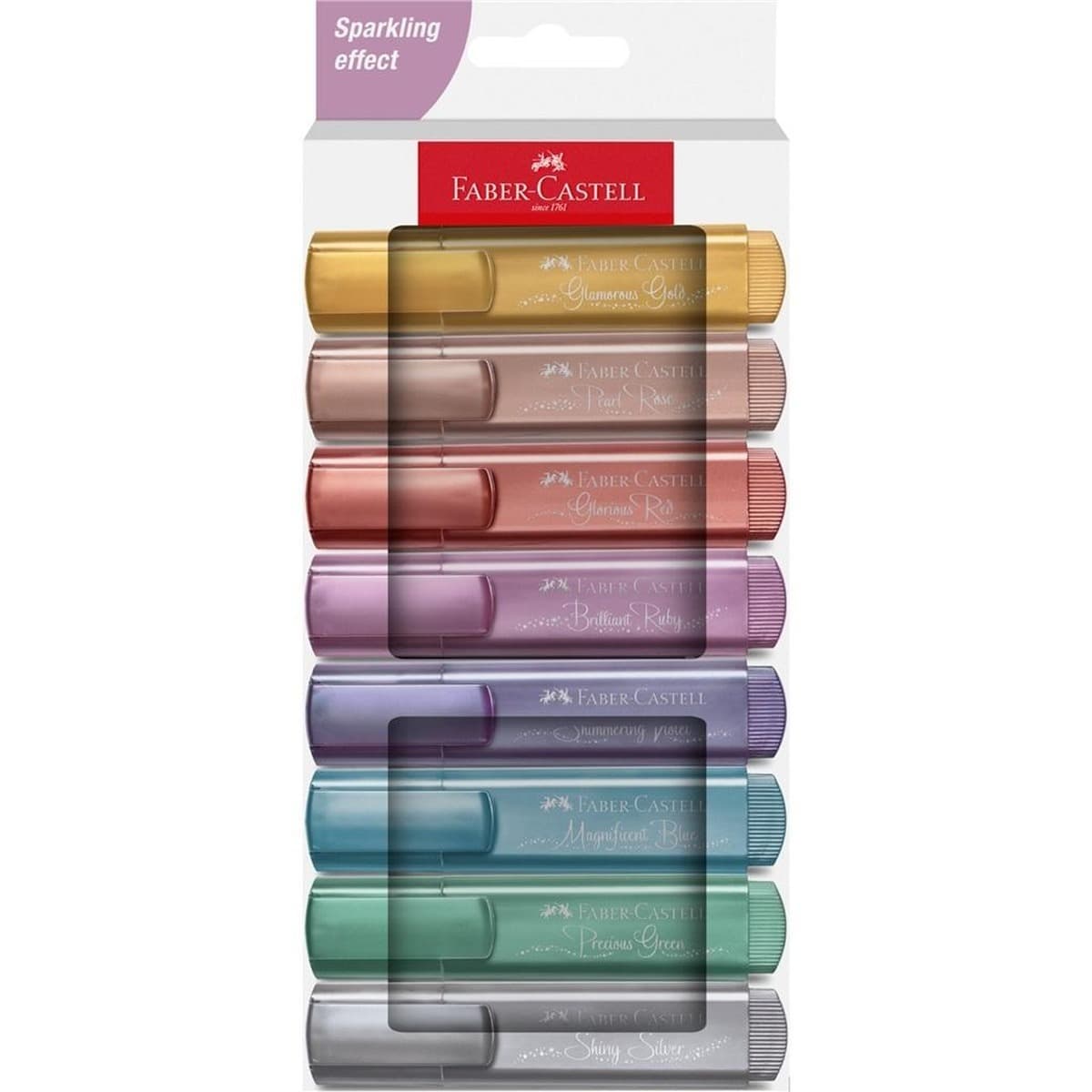 Faber-Castell Zakreślacze metaliczne 8 kolorów