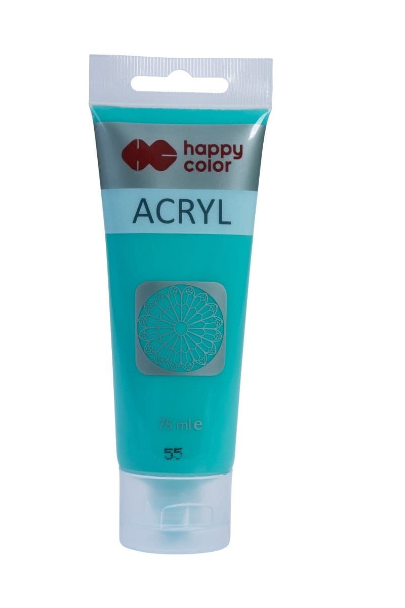 Farba akrylowa 75 ml szmaragdowy HAPPY COLOR