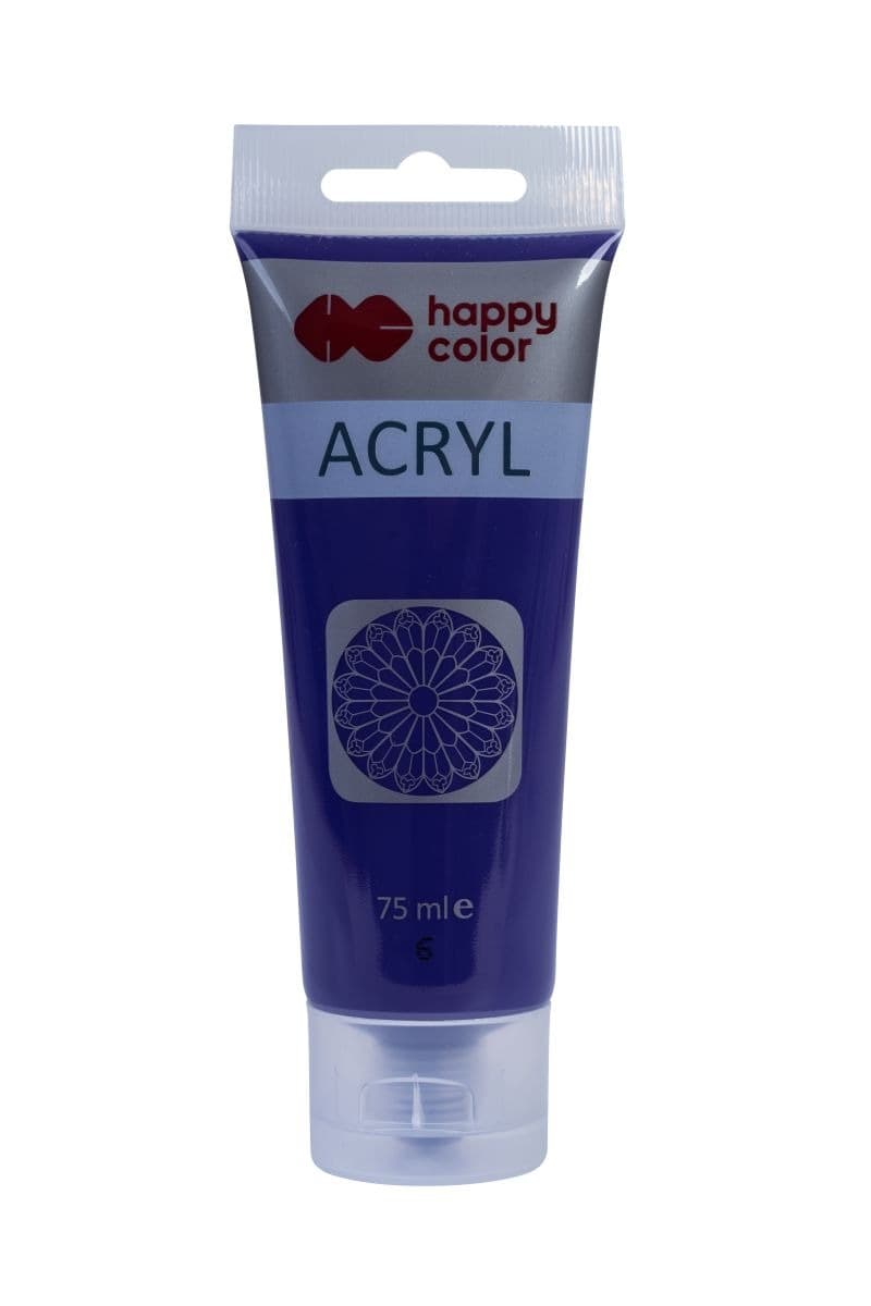 Farba akrylowa Happy Color fioletowa 75 ml