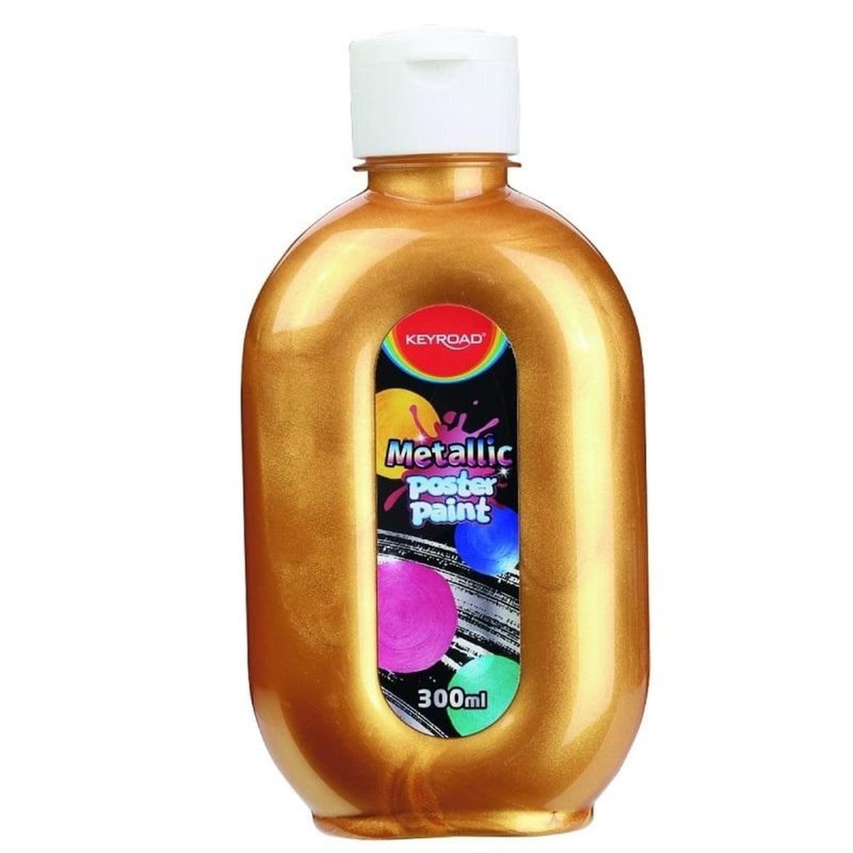 Farba plakatowa metaliczna złota 300 ml