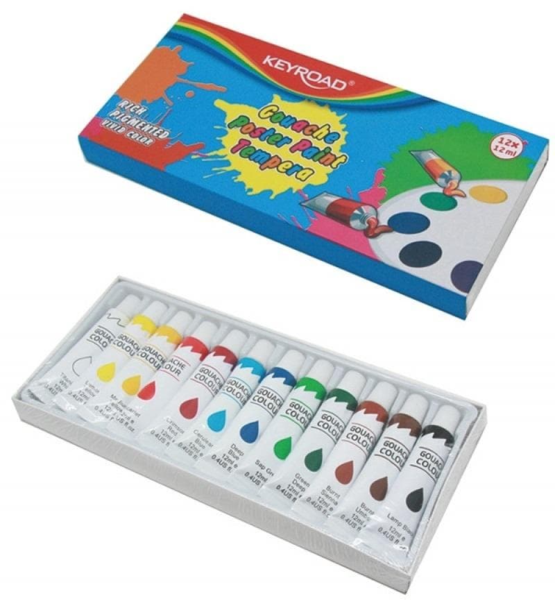 Keyroad Farby tempera 5 kolorów