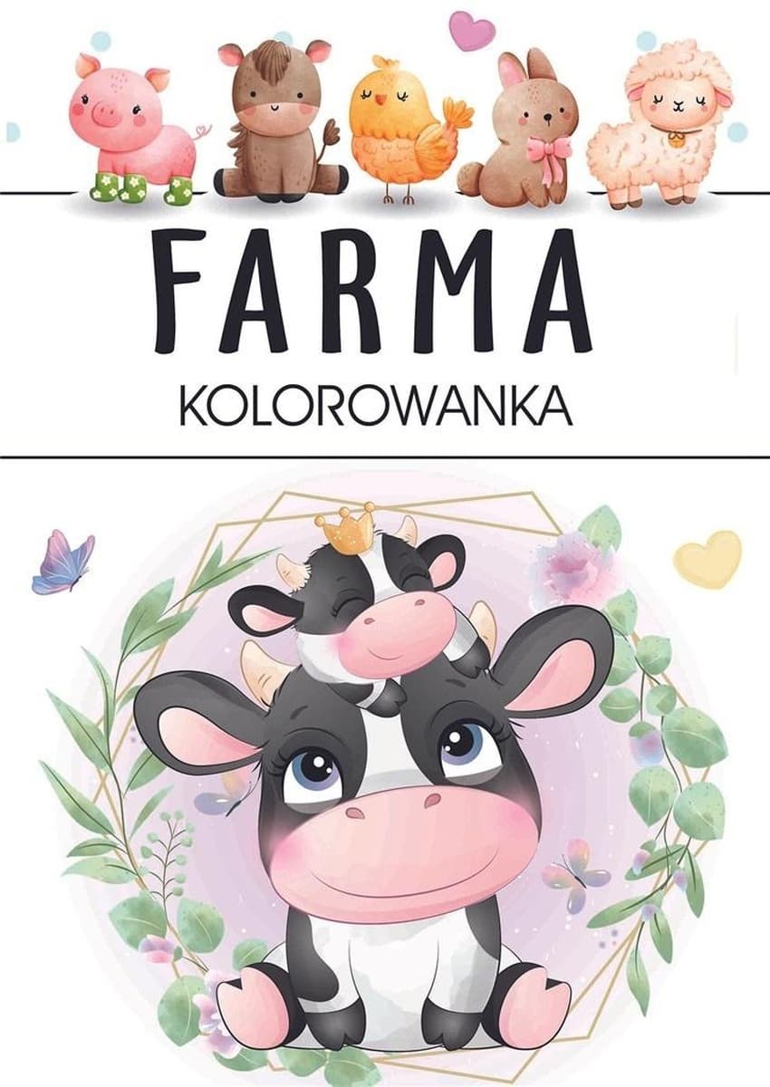 Farma. Kolorowanka dla dzieci