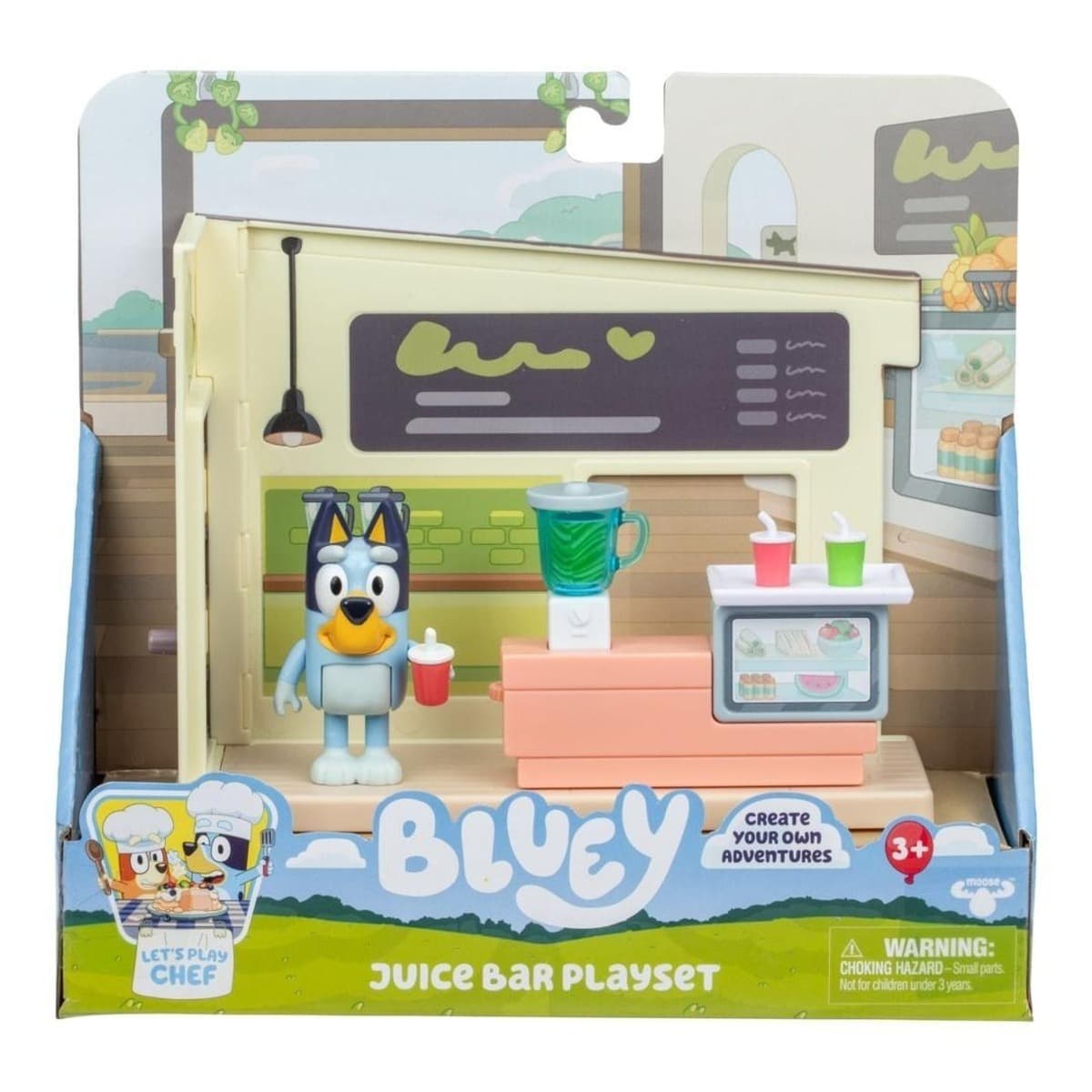 Figurki Bluey zestaw do zabawy Mini Juice Shop