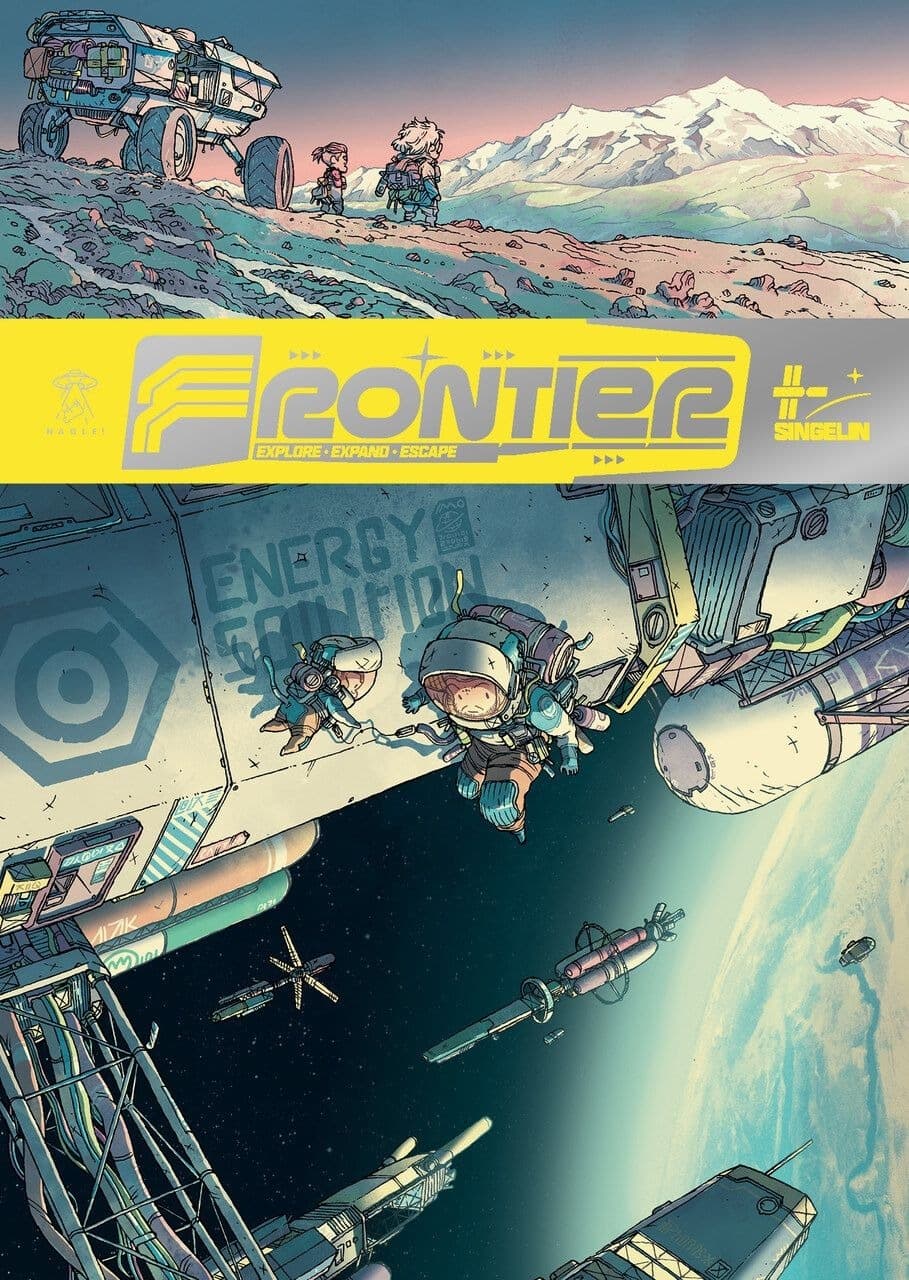 Frontier - Guillaume Singelin - komiks o podboju kosmosu