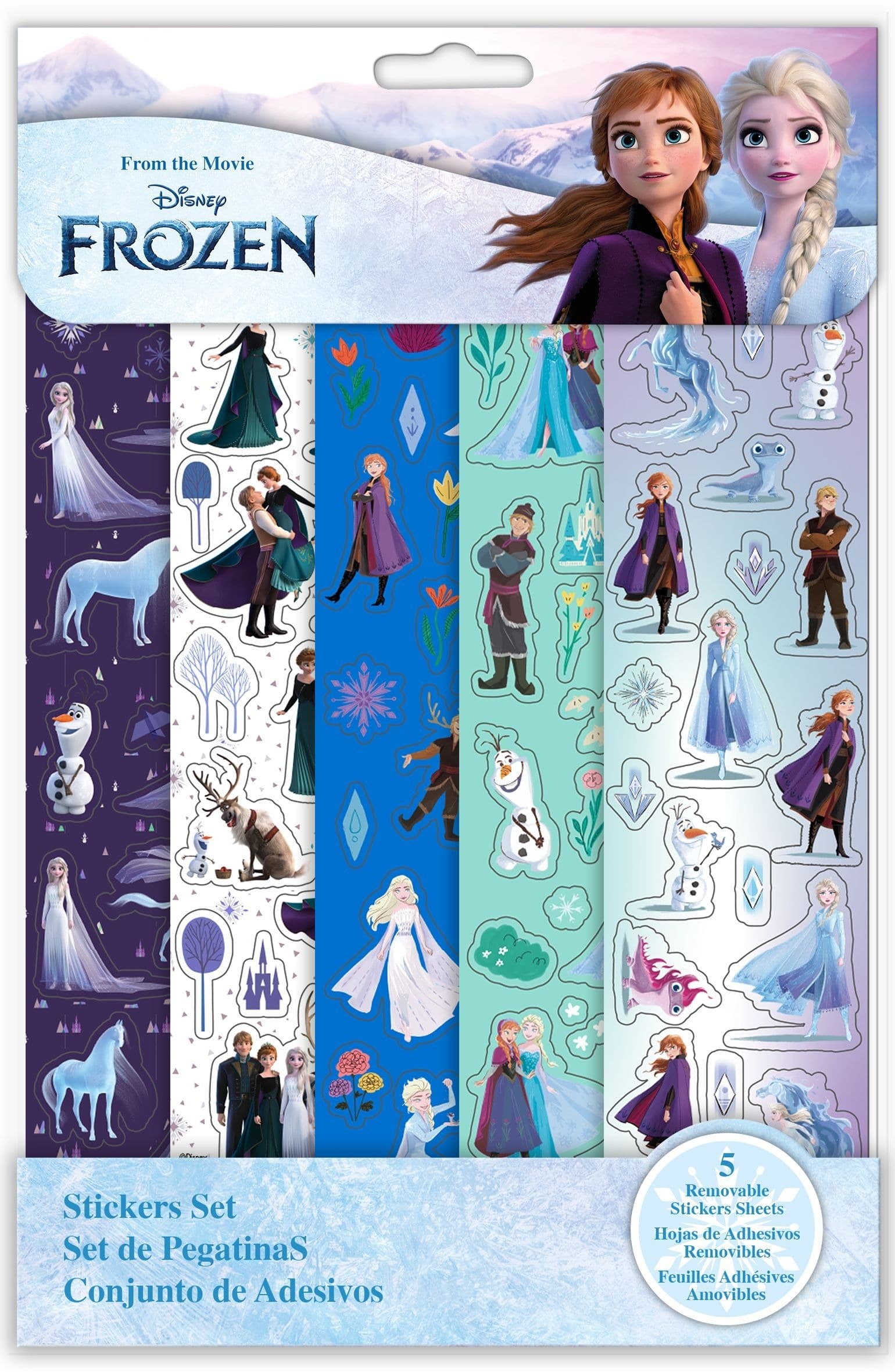Frozen Zestaw naklejek 58 szt.