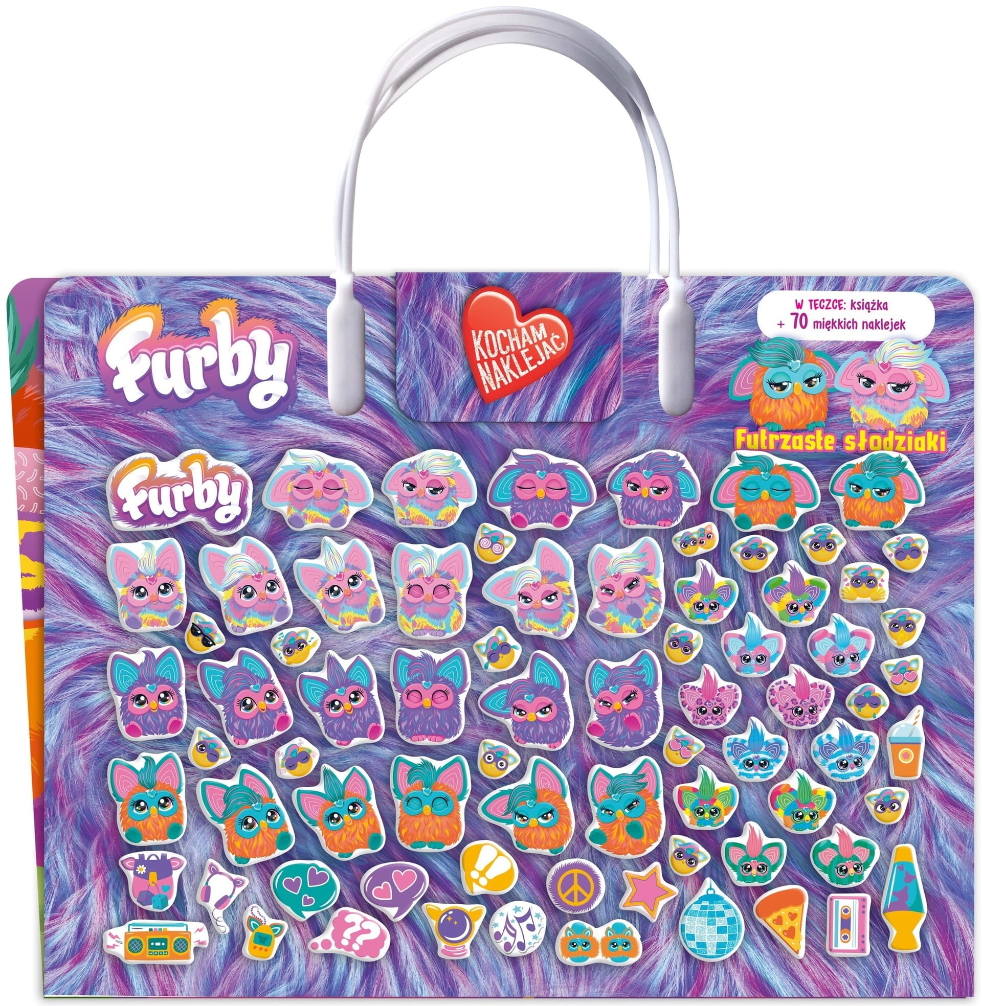 Furby. Futrzaste słodziaki. Kocham naklejać