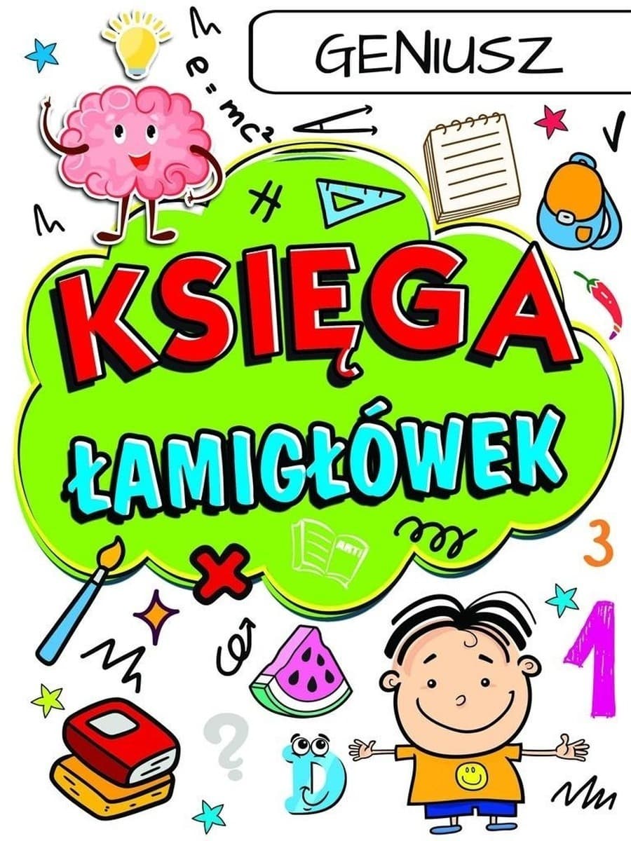 Genialne łamigłówki. Kolorowanka dla dzieci