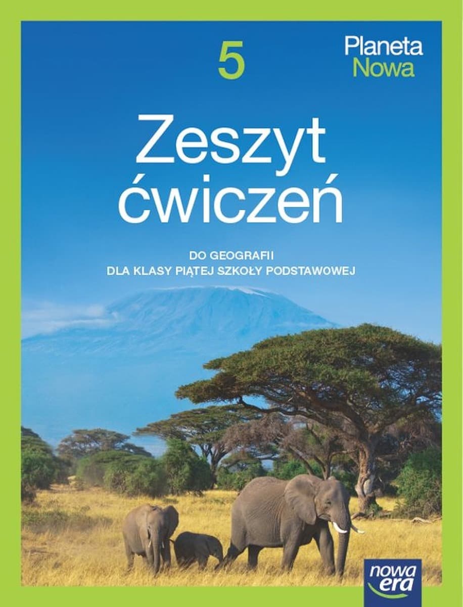 Geografia Planeta nowa zeszyt ćwiczeń dla klasy 5 szkoły podstawowej EDYCJA 2024-2026 NEON