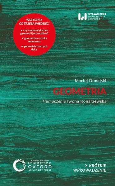 Geometria - Maciej Dunajski 170 stron