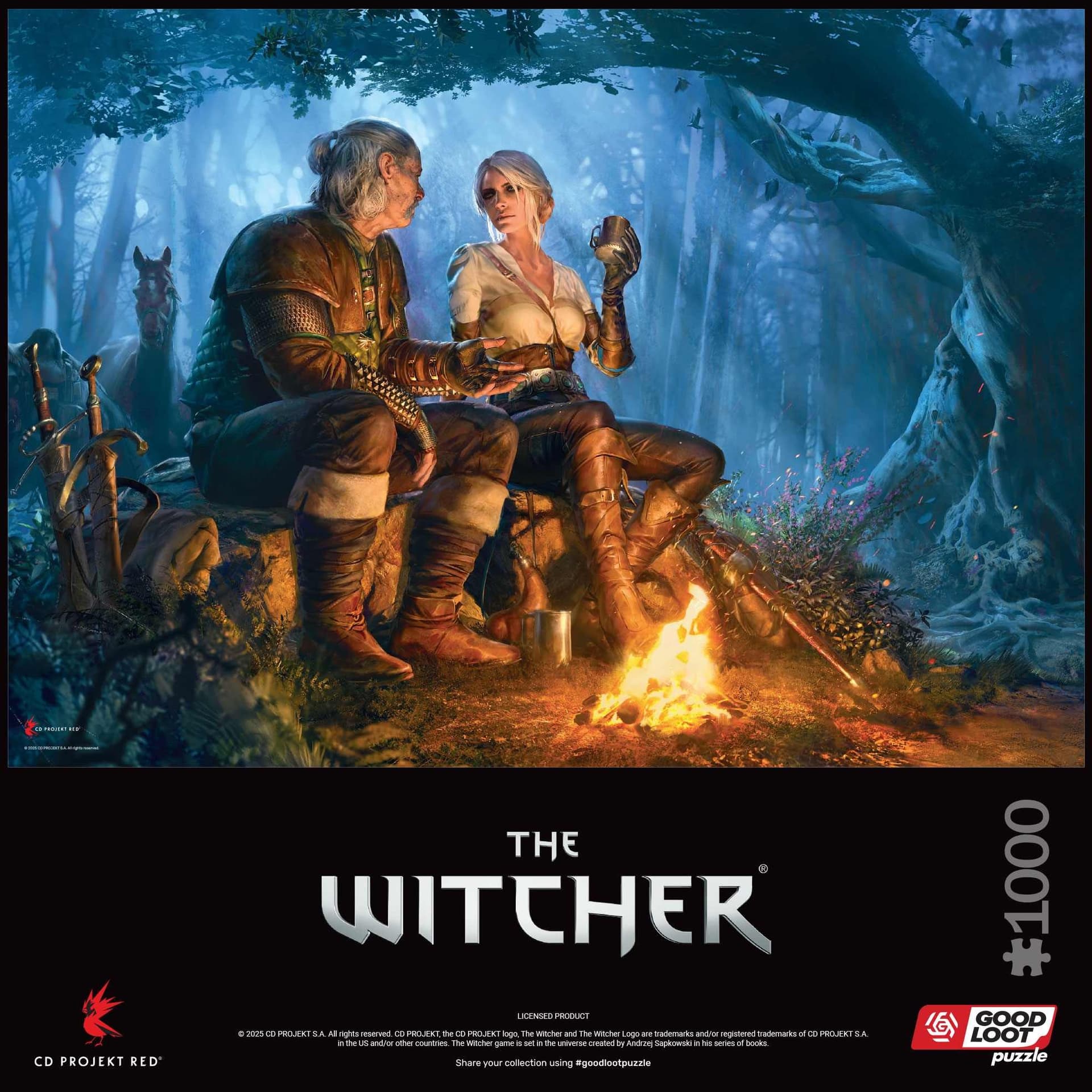 Good Loot Puzzle: Wiedźmin - Podróż Ciri, 1000 elementów