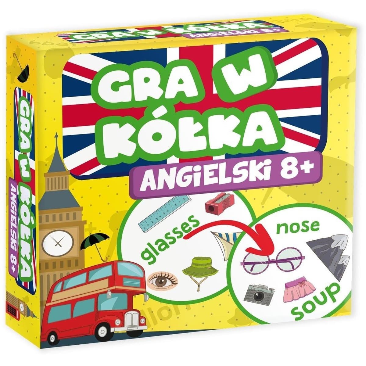 Gra edukacyjna Kółka Angielski rozwijająca spostrzegawczość