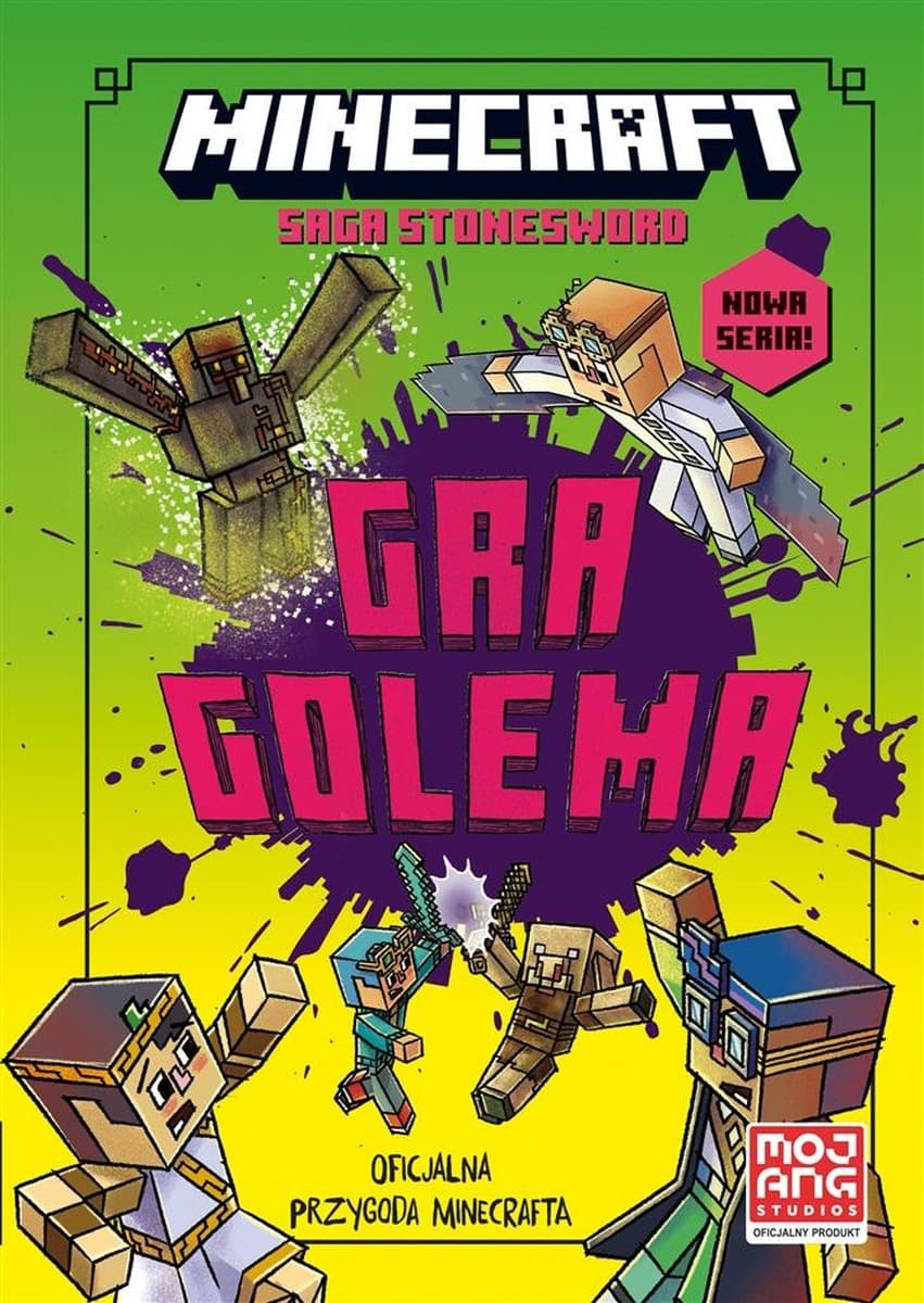 Gra Golema Saga Stonesword Tom 5 Minecraft Harperkids