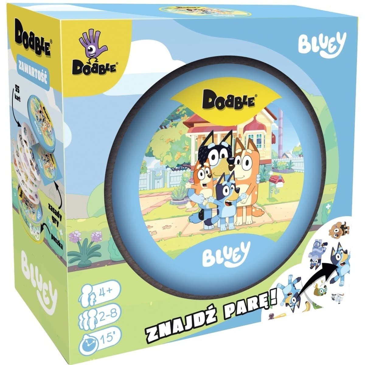 Gra Karciana Dobble Bluey