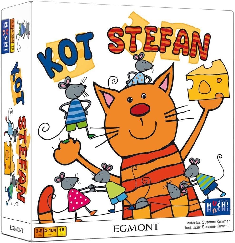 Gra Kot Stefan 240x240x80 mm dla dzieci 4+