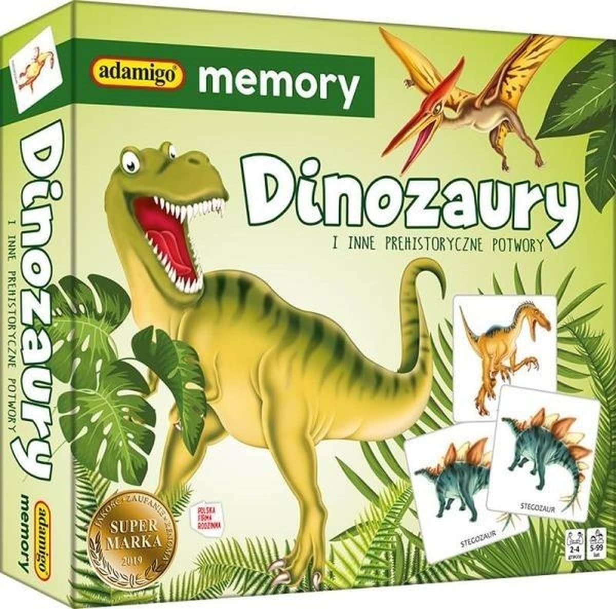 Gra Memory dinozaury