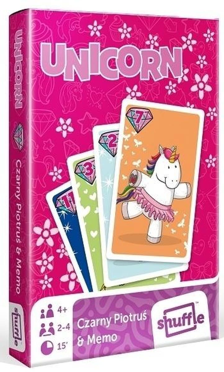 Gra Piotruś i Memo Happy Unicorn Cartamundi
