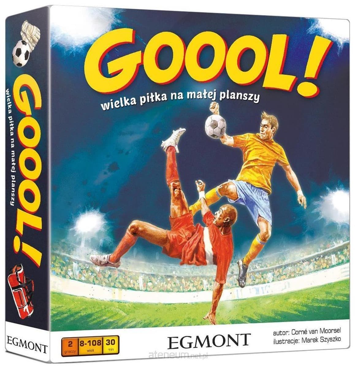 Gra Planszowa Goool Emocjonujące Rozgrywki Piłkarskie dla Dwóch Graczy