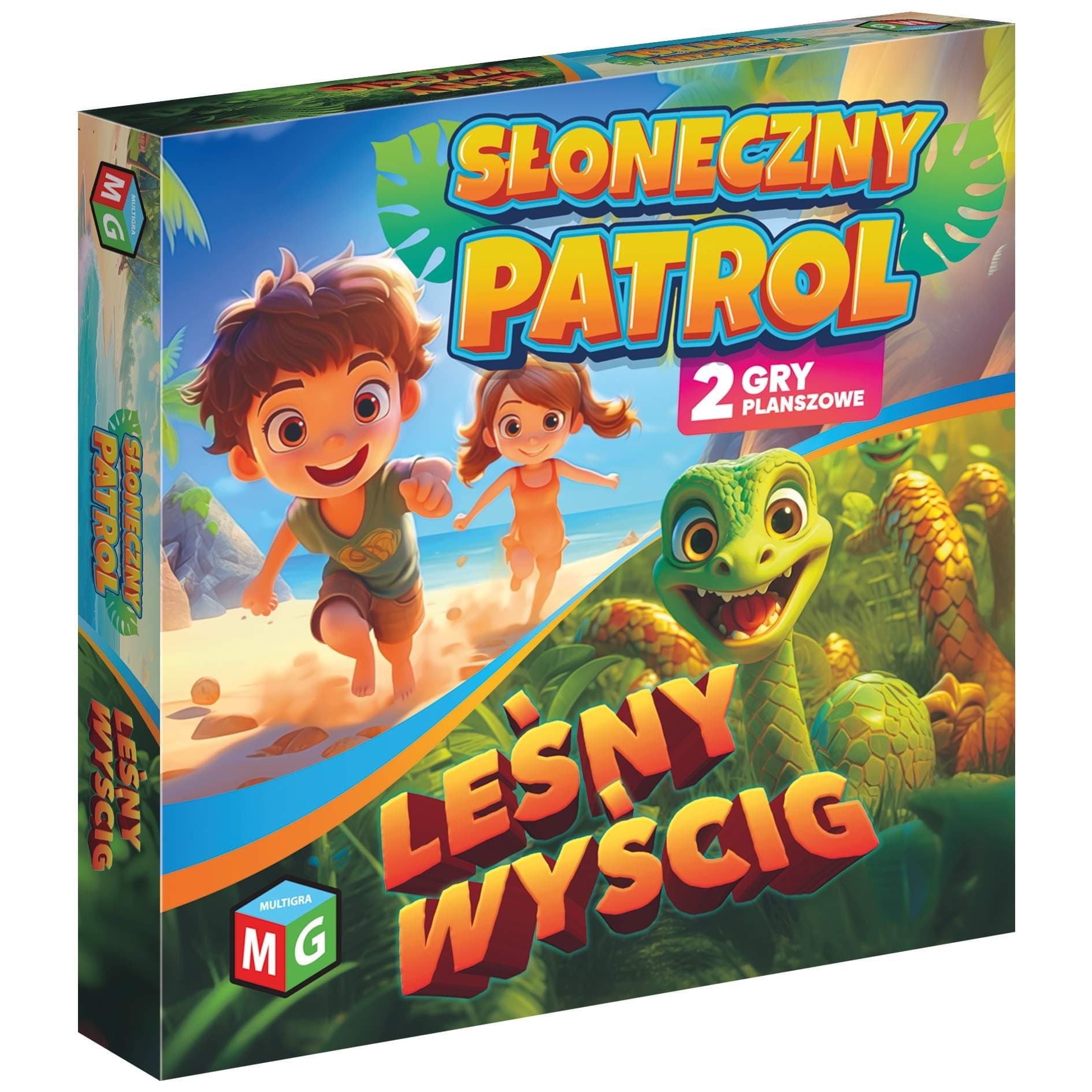 Gra planszowa Słoneczny patrol Leśny wyścig Multigra