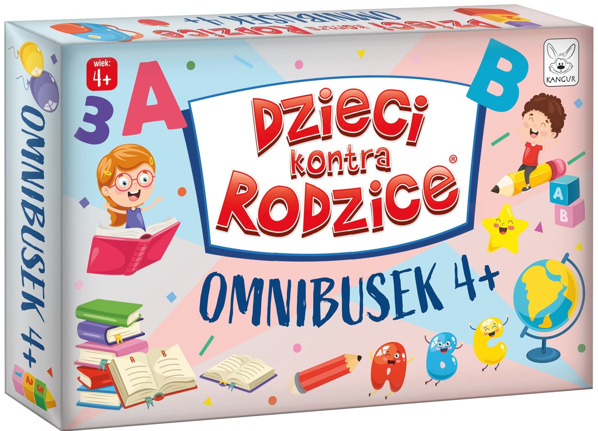 Gra Rodzinna Dzieci kontra Rodzice Omnibusek 4+