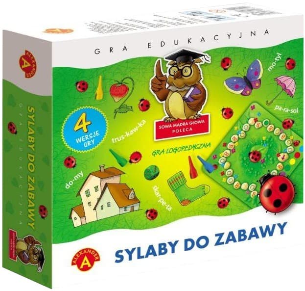 Gra Sylaby do Zabawy Sowa Mądra Głowa 0361
