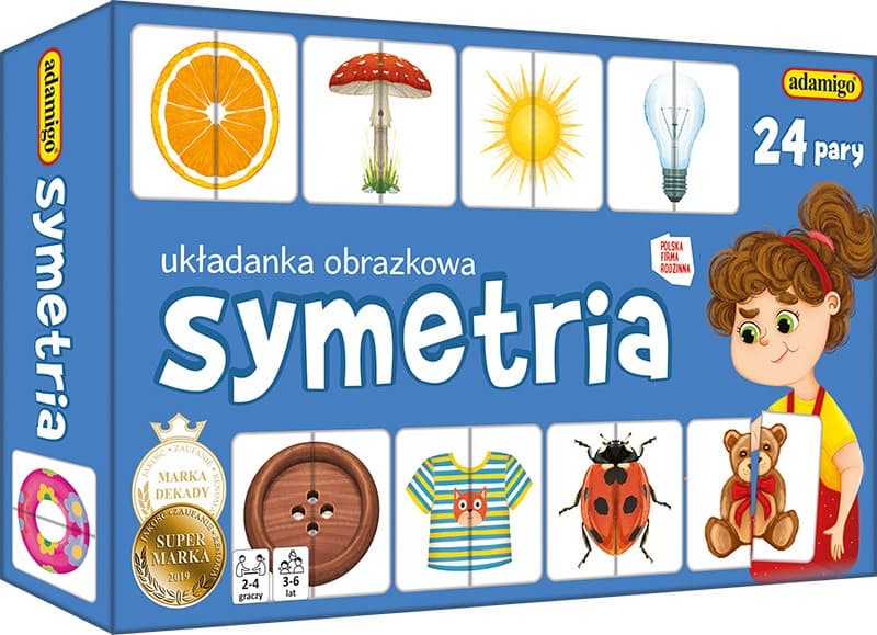 Gra Symetria układanka obrazkowa