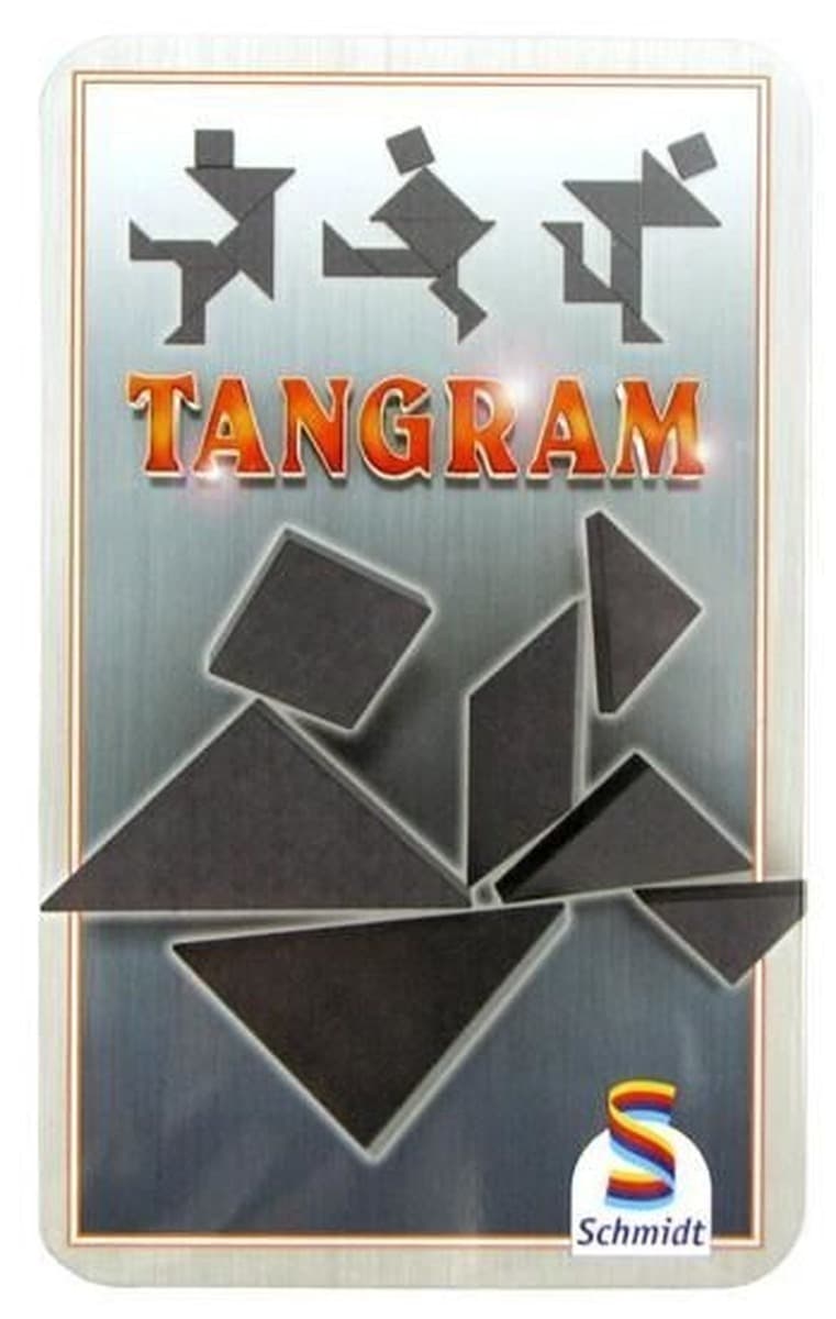 Gra Tangram Metalowa Puszka